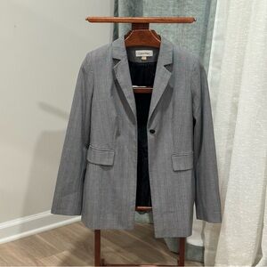 Calvin Klein Charcoal Single-Button Blazer